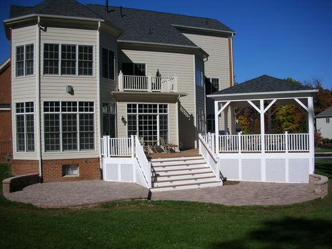 Deck with Covered Area